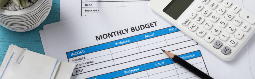 Creating a monthly budget is so important for single moms to thrive financially